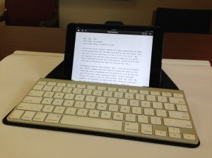 iA Writer on iPad mini